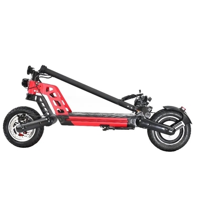 Opvouwbare zwarte aangepaste kleur elektrische scooter met aangepaste Pro800w motor 48v 12.5ah High Speed batterij opvouwbaar