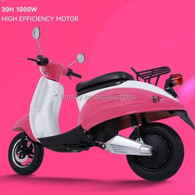 60v 72v 1000w elektrische motorfiets 2 personen elektrische bromfiets scooters met 10 inch aluminium wiel hub en 100kg lading