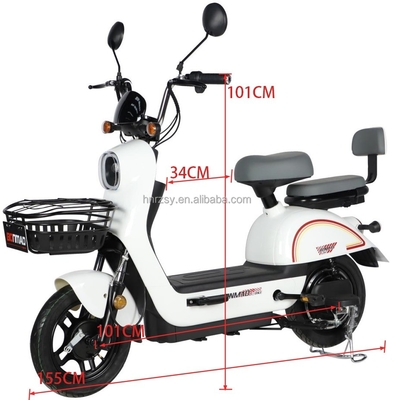 Max. snelheid 30-50km/h Loodzuur Lithiumbatterij 350w Elektrische fiets Nationale standaard elektrische scooter Volwassenen elektrische fiets