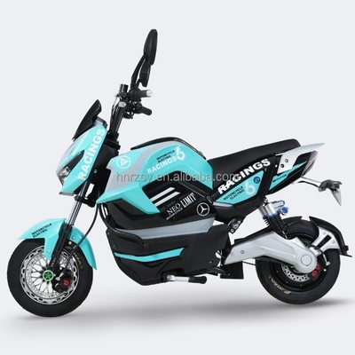 Beste 72v 3000w elektrische motorfiets 2 personen elektrische bromfiets scooters motor en 1650 * 715 * 1000mm met klimhoek van 12