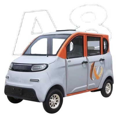 Energiereserves Elektrische vierwielige auto met 1200w wisselstroommotor en duurzaam vervoer