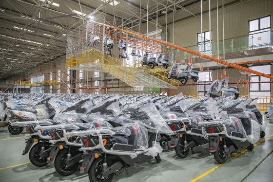 LEAD-ACID BATTERY Elektrische motorfiets 48V 350W National Standard Electric Scooter voor volwassenen