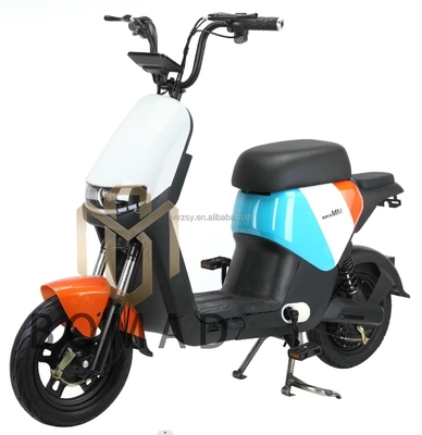 Steel Frame Electric Motorbike 48v 350w National Standard Electric Scooter met Down Tube Battery