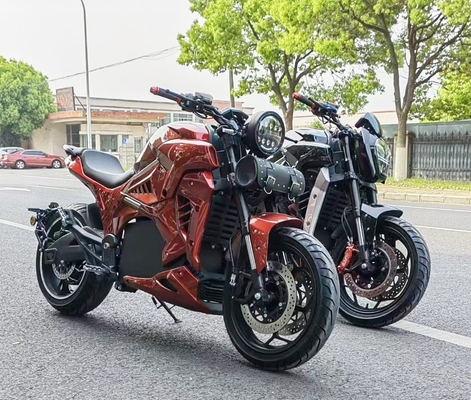 Hoge snelheid elektrische motorwagen met 72V batterij voor en achter schijfrem Dubbel klimmen