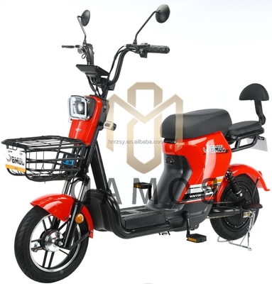 Elektrische stadsfiets fiets elektrische scooter fiets met down tube batterij positie en remlijn remsysteem betaalbaar