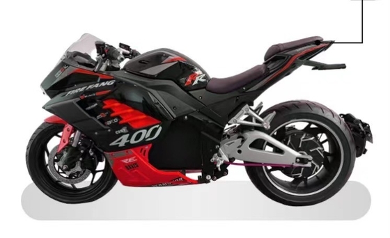 2024 Electric 2 Wheel Racing Motorcycle Max. snelheid 72V Spanning 3000w Hoog vermogen Elektrische fiets Volwassenen lopen scooter