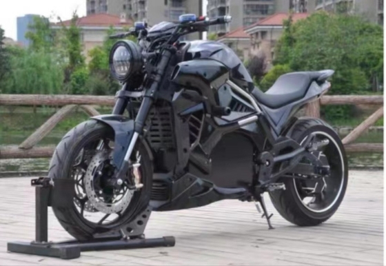 2024 Electric 2 Wheel Racing Motorcycle Max. snelheid 72V Spanning 3000w Hoog vermogen Elektrische fiets Volwassenen lopen scooter