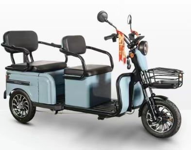 Elektrische vracht driewielers voor volwassenen beperkt gewicht 200-300kg Rijkmogelijkheid 70-90km Zonnescherm Canopy
