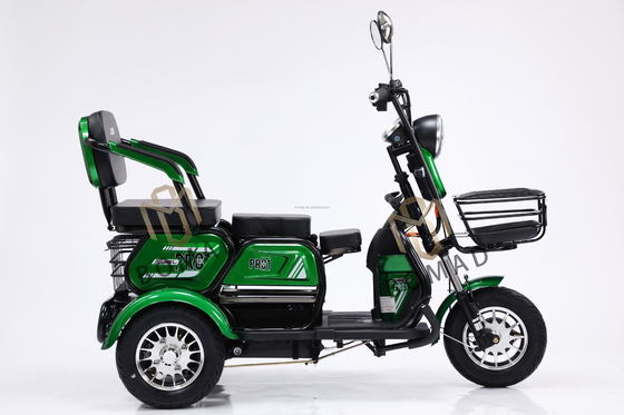 Open lichaam elektrische driewieler voor volwassenen 48v 800w Batterij 60V100Ah Lithium Ion