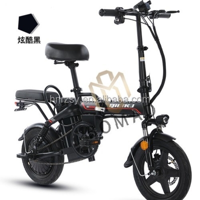 14 inch Fat Tire Folding Ebike Electric Mountain Mini Bike Fiets 350W 48V12AH met stalen frame Makkelijk te vouwen en op te slaan