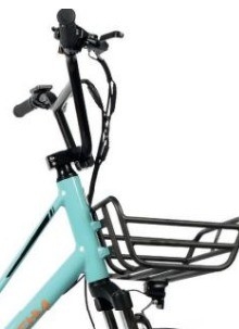 18 versnellingsbakken Kettinggesloten stadsvriendelijke elektrische fiets met geïntegreerde batterij en krachtpedaal