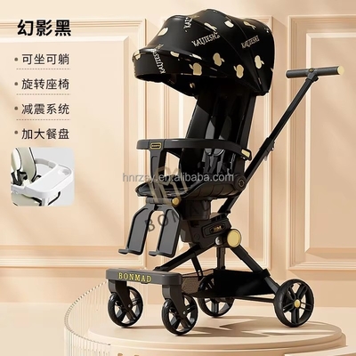Carbon Steel Frame High Landscape Baby Carriage voor Minibike/Pocketbikes 3 in 1 Stroller