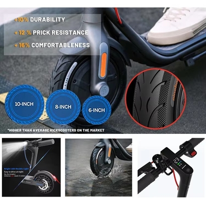 Opvouwbare draagbare elektrische scooter Smart Sensor Tweewielers scooter voor volwassenen met snelheid en maximale snelheid 31-40km/h