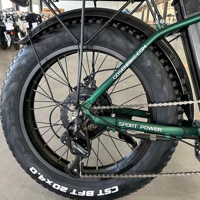 36V elektrische vouwfiets keten slot elektrische auto met ontwerp en bandbreedte 26 * 2.6