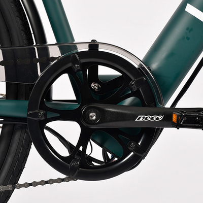 350w elektrische opvouwbare fiets 14 inch 48v elektrische stadsfiets met achterwiel schijfrem