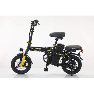 Opvouwbare elektrische fiets 350W scooterbatterij auto met aluminium frame en 11Ah batterijcapaciteit