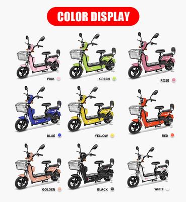 18&quot; wielgrootte 7 snelheid elektrische stadsfiets met 350watt / 500watt 48v 12ah batterij E-bikes 2024 elektrische fiets scooter