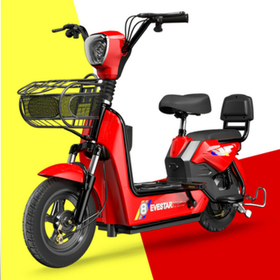 Elektrische stadsfiets 26 inch Fat Tire Elektrische fiets met aangepaste kleur en stroomvoorziening Lithiumbatterij