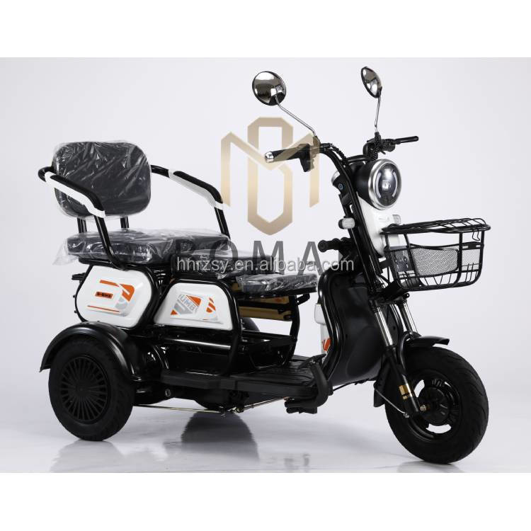 Elektrische driewieler met drie wielen Motorfiets voor volwassenen