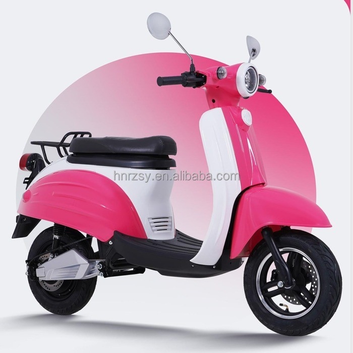 60v 72v 1000w elektrische motorfiets 2 personen elektrische bromfiets scooters met 10 inch aluminium wiel hub en 100kg lading