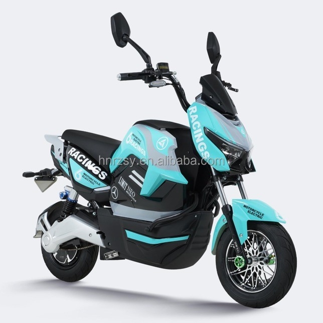 Beste 72v 3000w elektrische motorfiets 2 personen elektrische bromfiets scooters motor en 1650 * 715 * 1000mm met klimhoek van 12
