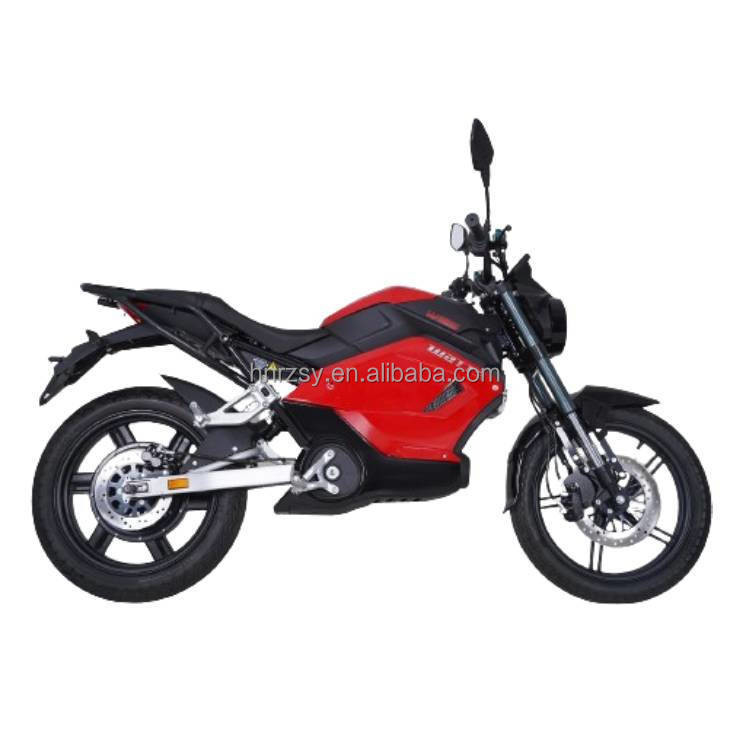 72v 3000w elektrische motorfiets 2 personen elektrische bromfiets scooters met hoge snelheid van 80km/h en 17 inch aluminium wiel hub
