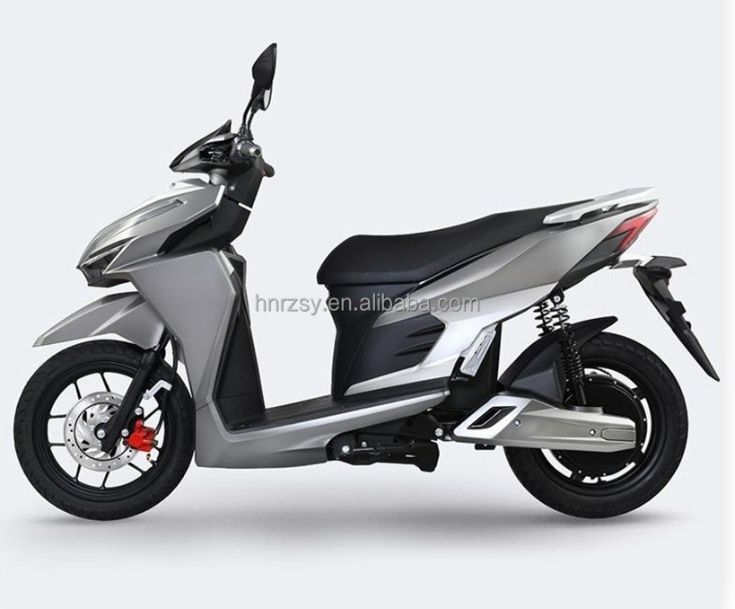 High Speed 72v 2000w Elektrische bromfiets scooters met 14 inch elektrische machines en 72v14 Pipe Current Limiting Controller