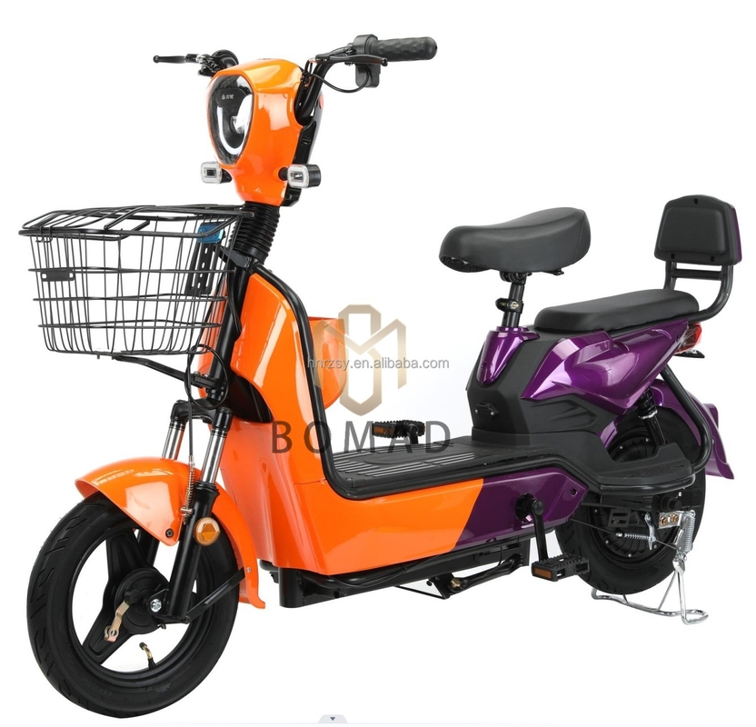 Minibike/Pocketbikes Elektrische motorfiets 48v 350w Nationale standaard Elektrische scooter Fiets Down Tube batterij