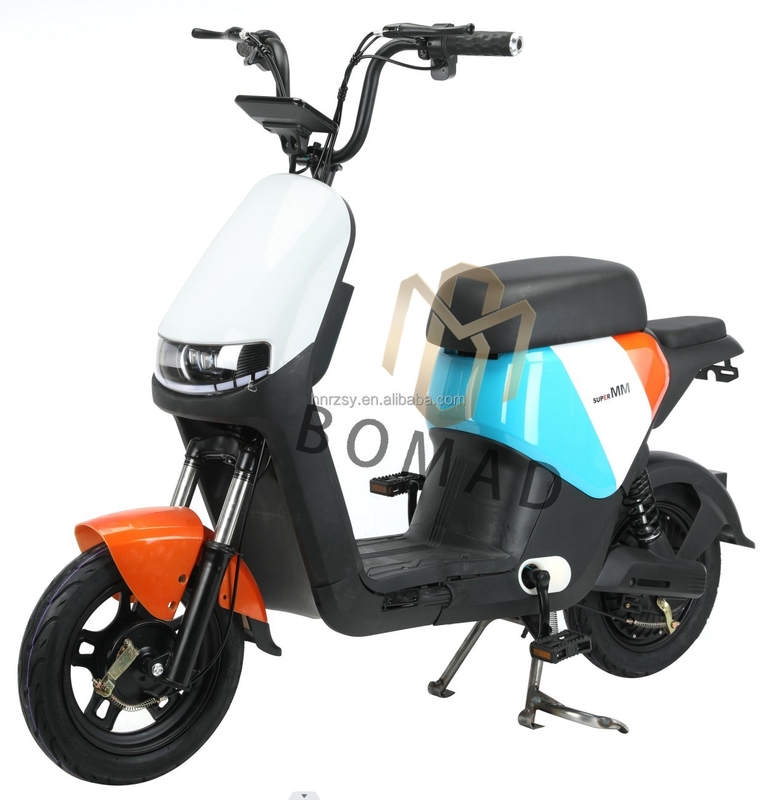 Steel Frame Electric Motorbike 48v 350w National Standard Electric Scooter met Down Tube Battery