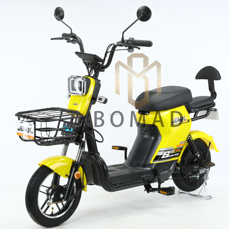 Elektrische stadsfiets fiets elektrische scooter fiets met down tube batterij positie en remlijn remsysteem betaalbaar