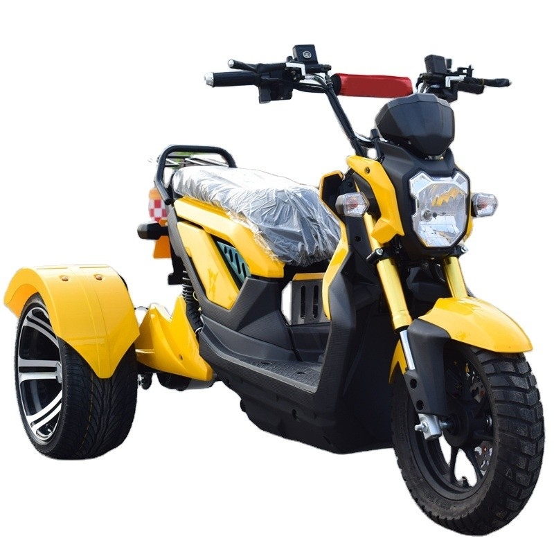 Elektrische driewiel scooter voor 2 passagiers met verwijderbare batterij en een hoge laadcapaciteit van ≥ 400 kg