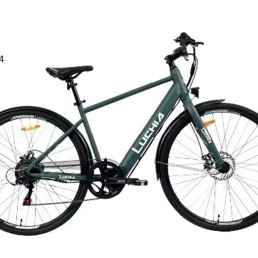 Elektrisch automatisch rijden 250 W motor 700 c stadsfiets met 7,6 Ah batterijcapaciteit en 18 snelheid