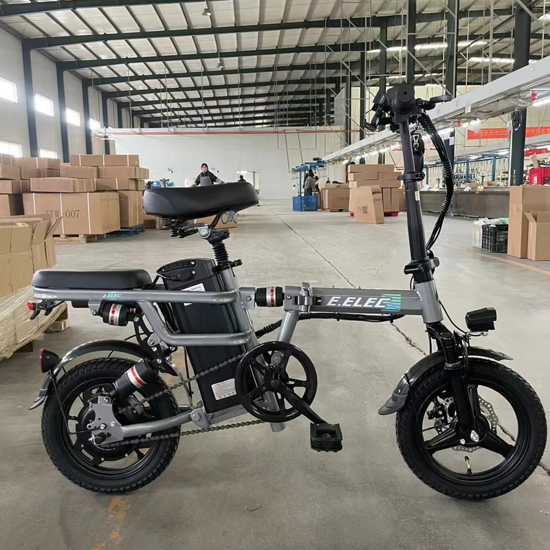 Stalen frame achterhoek motor elektrische fiets kleine vouwketel gesloten en zeer gewild
