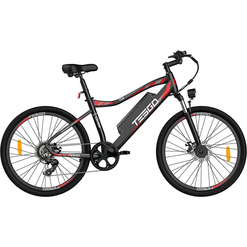 Elektrische E-fiets 48V 350W 10.4AH Long Range E Cycle Fiets met geïntegreerde batterij