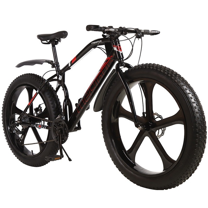 2024 Mountain Bike Big Tire Elektrische fiets met 11 ah batterijcapaciteit en achterwiel schijfrem
