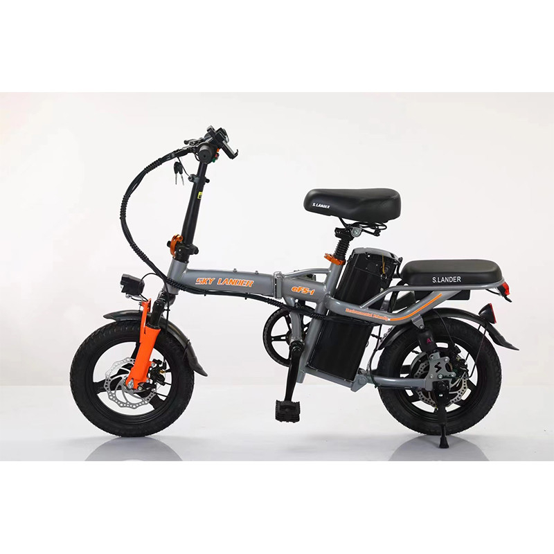 Opvouwbare elektrische fiets 350W scooterbatterij auto met aluminium frame en 11Ah batterijcapaciteit